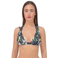 Snow In A City-1-1 Double Strap Halter Bikini Top