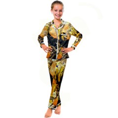 Before The Easter-1-1 Kid s Satin Long Sleeve Pajamas Set