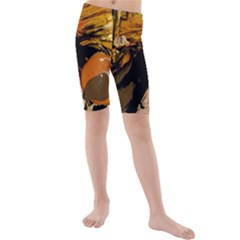 Before The Easter-1-2 Kids  Mid Length Swim Shorts by bestdesignintheworld