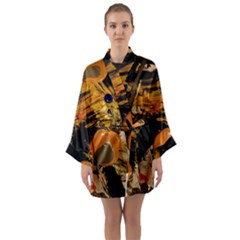 Before The Easter-1-2 Long Sleeve Satin Kimono by bestdesignintheworld