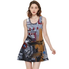 Trip In A Woods-1-1 Inside Out Reversible Sleeveless Dress by bestdesignintheworld