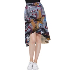 Trip In A Woods-1-1 Frill Hi Low Chiffon Skirt