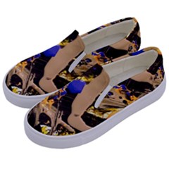 Before The Easter-1-5 Kids  Canvas Slip Ons by bestdesignintheworld