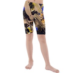 Before The Easter-1-5 Kids  Mid Length Swim Shorts by bestdesignintheworld