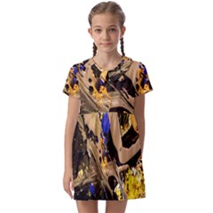 Before The Easter-1-5 Kids  Asymmetric Collar Dress