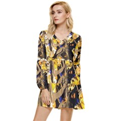 Before The Easter-1-6 Tiered Long Sleeve Mini Dress