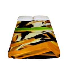 Grasshopper-1-1 Fitted Sheet (full/ Double Size) by bestdesignintheworld