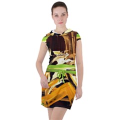 Grasshopper-1-1 Drawstring Hooded Dress by bestdesignintheworld