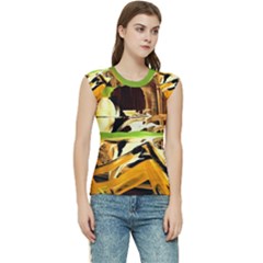 Grasshopper-1-1 Women s Raglan Cap Sleeve Tee