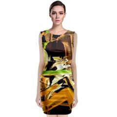 Grasshopper-1-1 Sleeveless Velvet Midi Dress