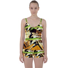 Grasshopper-1-1 Tie Front Two Piece Tankini by bestdesignintheworld