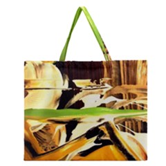 Grasshopper-1-1 Zipper Large Tote Bag by bestdesignintheworld