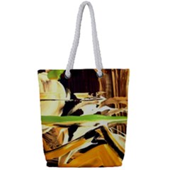 Grasshopper-1-1 Full Print Rope Handle Tote (small) by bestdesignintheworld