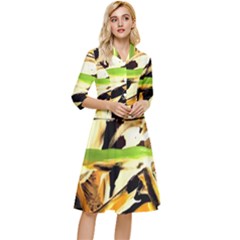 Grasshopper-1-1 Classy Knee Length Dress