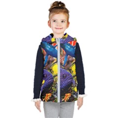 The Life Aquatic Kids  Hooded Puffer Vest by impacteesstreetwearcollage