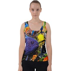 The Life Aquatic Velvet Tank Top by impacteesstreetwearcollage