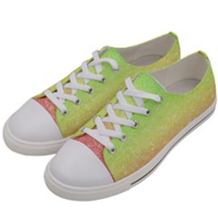 Ombre Glitter  Women s Low Top Canvas Sneakers by Colorfulart23