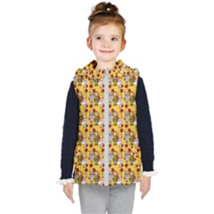 Dindollyellow Kids  Hooded Puffer Vest