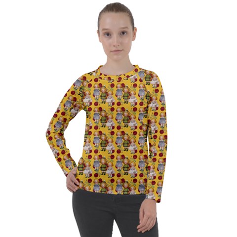 Dindollyellow Women s Long Sleeve Raglan Tee by snowwhitegirl