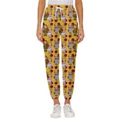 Dindollyellow Cropped Drawstring Pants