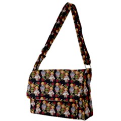 Dindollyblack Full Print Messenger Bag (s) by snowwhitegirl