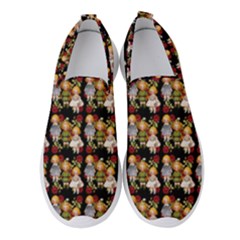 Dindollyblack Women s Slip On Sneakers by snowwhitegirl