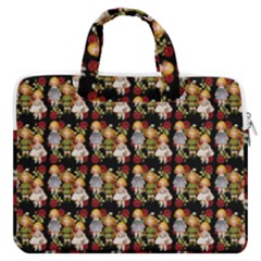 Dindollyblack Macbook Pro Double Pocket Laptop Bag (large) by snowwhitegirl