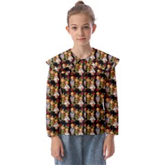 Dindollyblack Kids  Peter Pan Collar Blouse