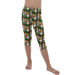 Dindollygreen Kids  Lightweight Velour Capri Leggings  by snowwhitegirl