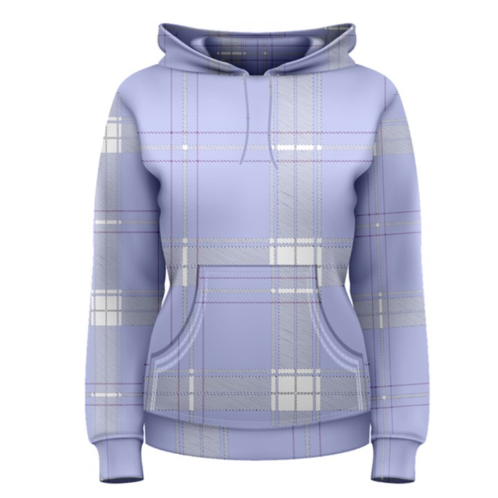 Lighblu Plaid Women s Pullover Hoodie