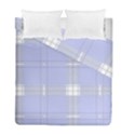 Lighblu Plaid Duvet Cover Double Side (Full/ Double Size) View1