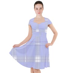 Lighblu Plaid Cap Sleeve Midi Dress by snowwhitegirl