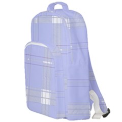 Lighblu Plaid Double Compartment Backpack by snowwhitegirl