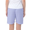 Lighblu Plaid Small Women s Basketball Shorts View2