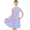 Lighblu Plaid Small Cap Sleeve Midi Dress View1