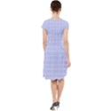 Lighblu Plaid Small Cap Sleeve Midi Dress View2