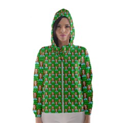 Girl Green Women s Hooded Windbreaker