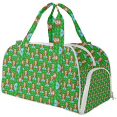 Girl Green Burner Gym Duffel Bag by snowwhitegirl