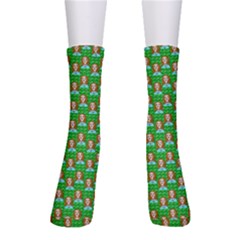 Girl Green Men s Crew Socks by snowwhitegirl