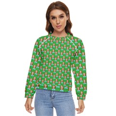 Girl Green Women s Long Sleeve Raglan Tee