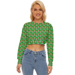 Girl Green Lightweight Long Sleeve Sweatshirt by snowwhitegirl