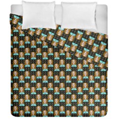 Girl Black Duvet Cover Double Side (california King Size) by snowwhitegirl