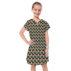 Girl Black Kids  Drop Waist Dress by snowwhitegirl