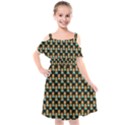 Girl Black Kids  Cut Out Shoulders Chiffon Dress View1