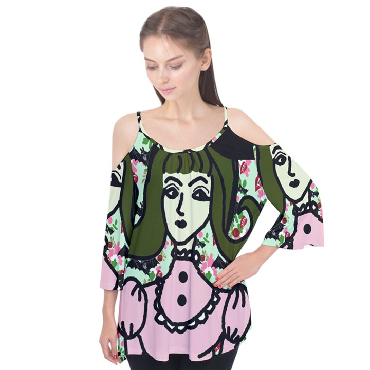 Wicked Witch Wall Flutter Sleeve Tee 