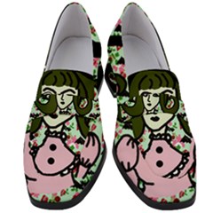 Wicked Witch Wall Women s Chunky Heel Loafers by snowwhitegirl