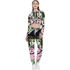 Wicked Witch Wall Cropped Zip Up Lounge Set by snowwhitegirl