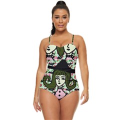 Wicked Witch Wall Retro Full Coverage Swimsuit by snowwhitegirl