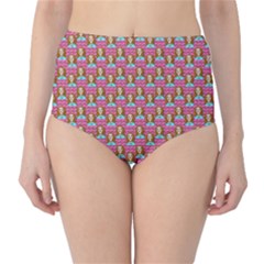 Girl Pink Classic High-waist Bikini Bottoms by snowwhitegirl