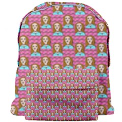 Girl Pink Giant Full Print Backpack by snowwhitegirl